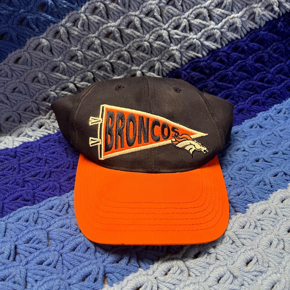 ANNCO Navy Cap with Orange Accent